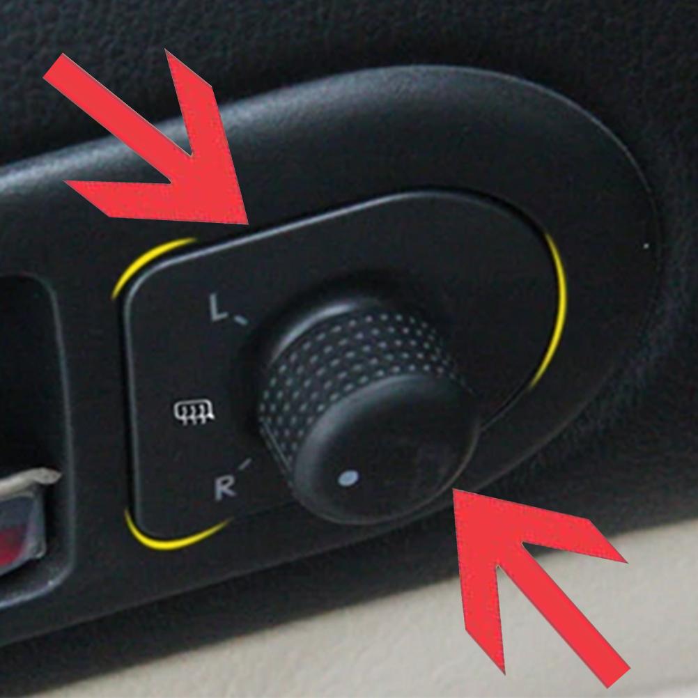 Rear View Mirror Switch Control Knob Compatible For VW T5 Golf MK4 1J1 1J5 Bora New Beetle 9C1 1C1 1Y7 Passat 3B2 3B3 3B5 3B6 OE#1J1959565F