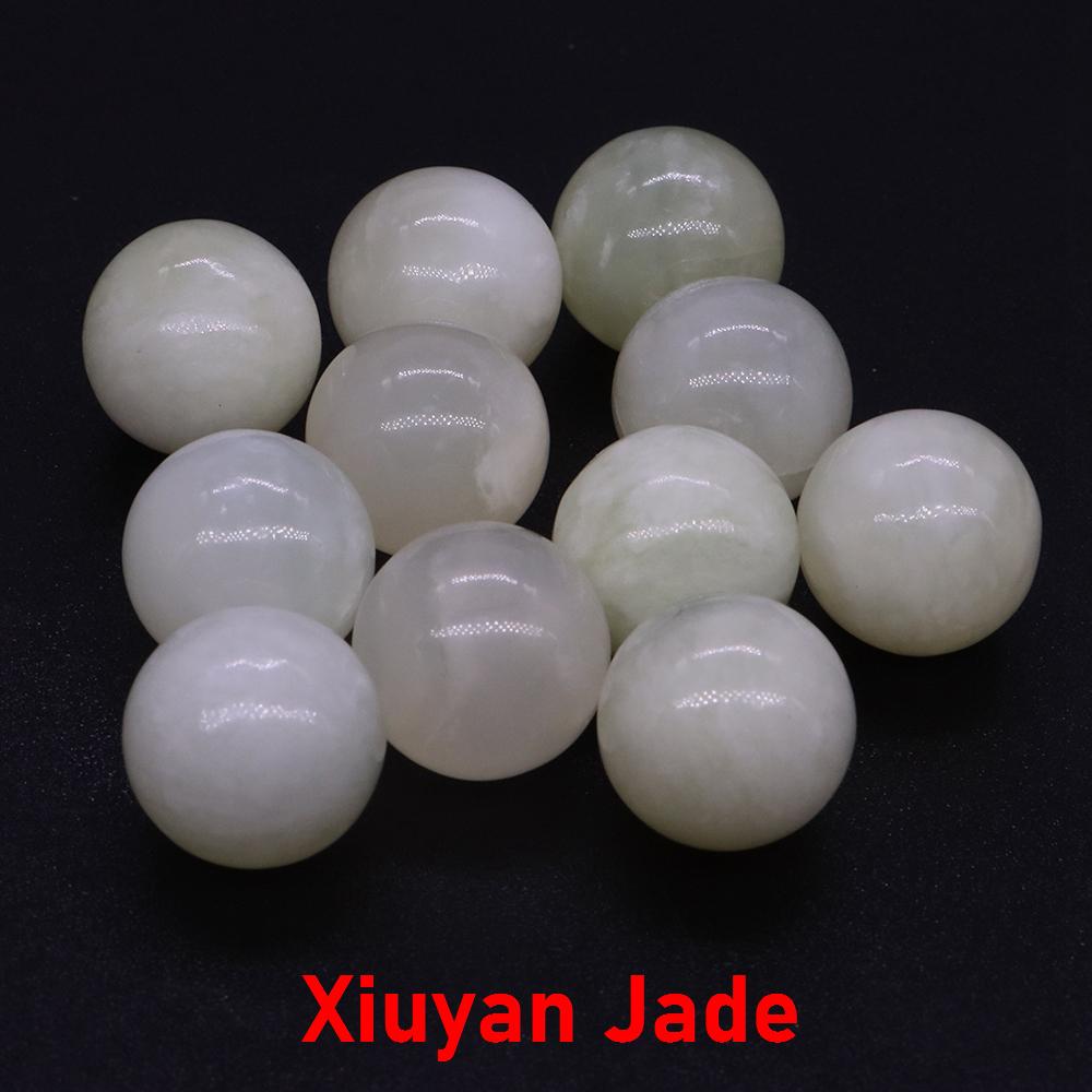 16mm Mini Runde Kristallkugel Loses Set Natürlicher Taschenstein Energie Exemplar Quarz Globus Chakra Kugel Perlen Dekoration