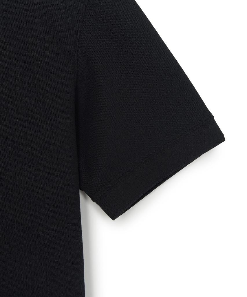 Emelbi Basic Comfortable Fit Collared T-Shirt Ny (Black)