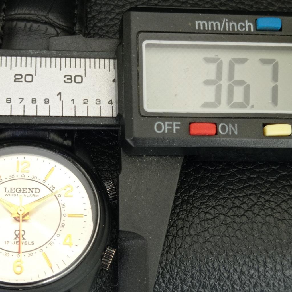 SWISS VINTAGE LEGEND HAND-WINDING MENS REFURBISHED ALARM WATCH A707528-1