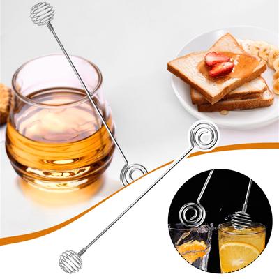 Paslanmaz Çelik Bal Dip Çubuğu Bal Kaşığı Bal Çıkarma Çubuğu Karıştırma Çubuğu