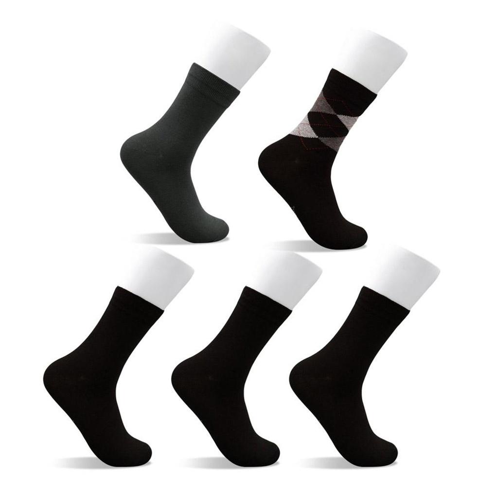 Everlast Korean Men's Comasa 30-Count Long Socks 5-Piece Set 250-270mm Bon-2592