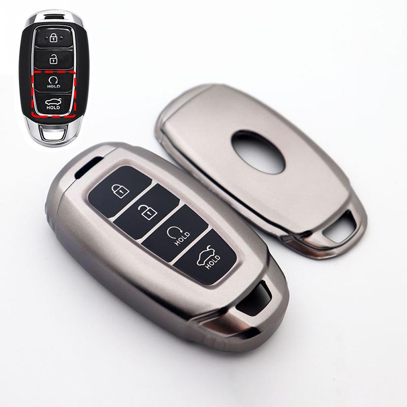 Tpu Car Key Case Cover Fob For Hyundai Santa I30 Ix35 Encino Kona Solaris Accent Fe Azera Grandeur Elantra Key Shell Accessories