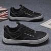 Big Size 39-46 Men Shoes Casual Leather Sneakers 2025 New Waterproof Wear-resistant Running Sports Shoes Lace-up Vulcanized Shoe