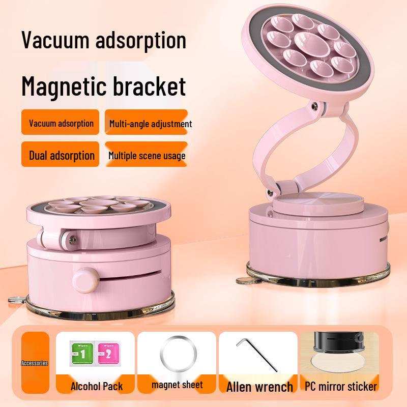 

360° Rotating Car Magnetic Phone Holder with Double Suction Cups