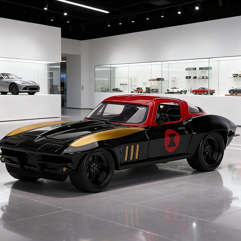 

JADA 1:24 Corvette 1966 Alloy Car Diecasts & Toy Vehicles Car Model Miniature Scale Model Car For Children