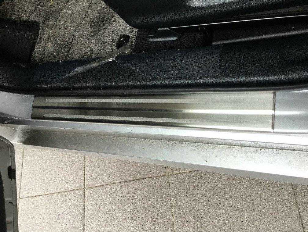 RUIQ Toyota New Prius PHV Exclusive Interior Stainless Steel Step Garnish Side Step Garnish Exclusively Designed for TOYOTA PRIUS PHV 52 Series