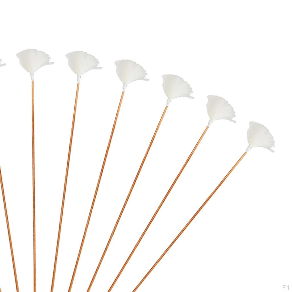 10 Professional Adult Kids Goose Feather Ear Tips / Soft Plug Earwax Remover Cleaning Tool