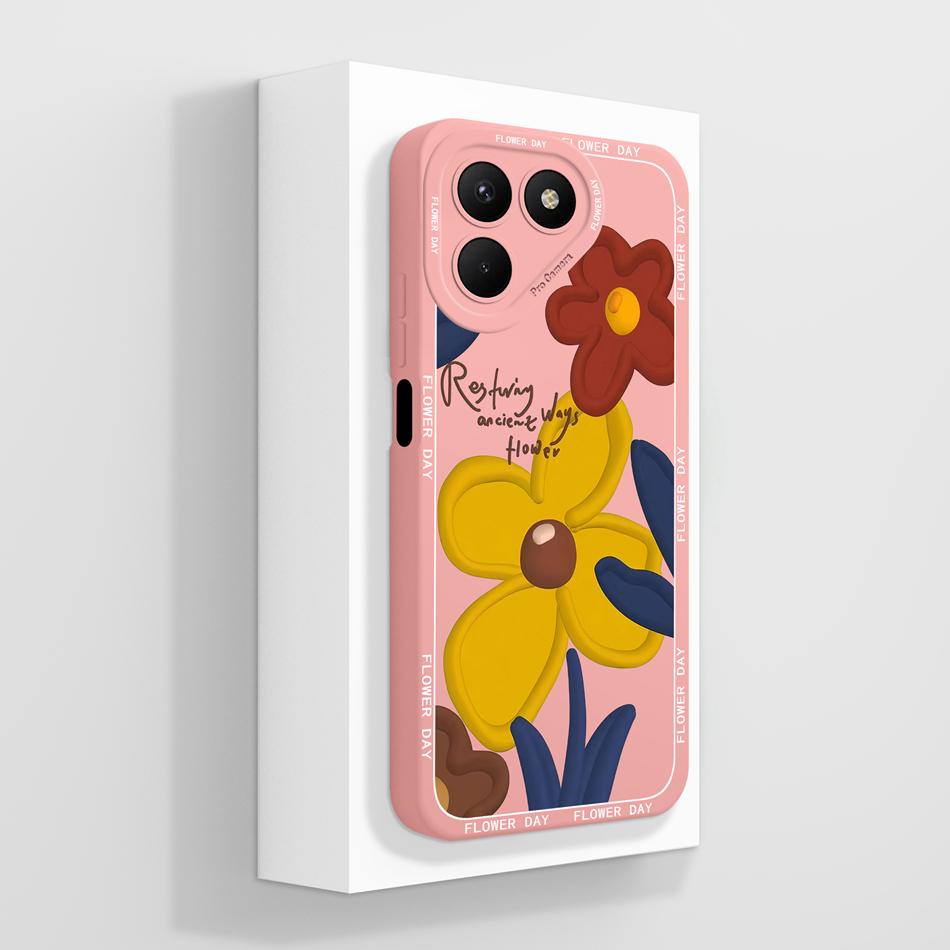 Case For Tecno Pova 7 Pro / 7 Ultra / 7 Neo Cool Bear Soft Liquid Silicone Phone Shell For Tecno Pova7 4G 5G Durable Back Cover