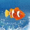 Yousheng Wasseraktivierter leuchtender elektrischer Fisch Badespielzeug für Kinder Interaktiver Roboter-Schwimmfisch für Pool Wanne Blinkendes wasserdichtes Spaß Sommergeschenk