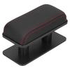 Car Adjustable Armrest Left Elbow Support Bracket Pad AntiFatigue AntiSlip Automobile Inside Modification(Black  Red Edge )