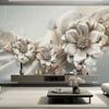 Creative 3d Wallpaper Light Luxury Beautiful Jewelry Flowers Wall Murals Living Room Tv Sofa Bedroom Mural Home Decor