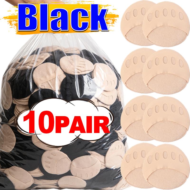 2/20pcs Five Toes Forefoot Pads for Women High Heels Half Insoles Invisible Foot Pain Care Absorbs Shock Socks Toe Pad Inserts