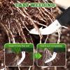 Household Stainless Steel Patio Weed Knife L-Shaped Sharp Serrated Tip Clears Crevice Weeds Suitable for Backyard Farm Weeding