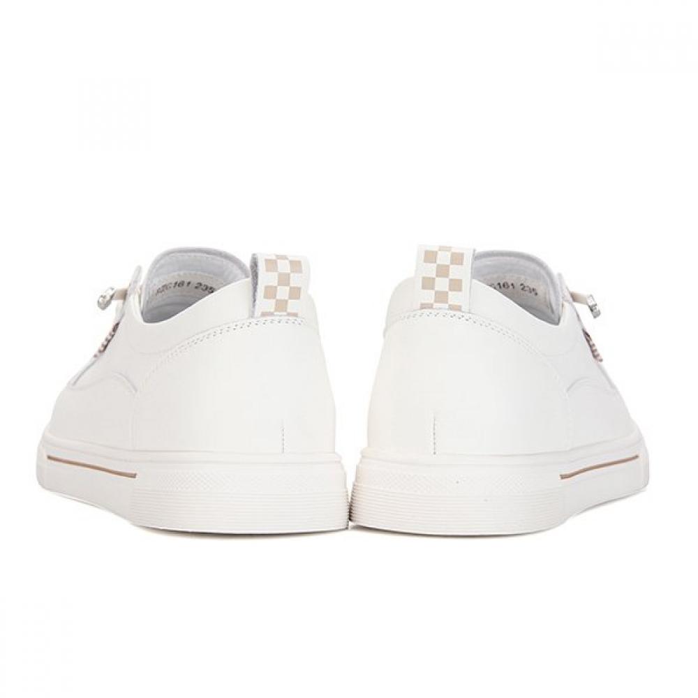 BARBARA Leather Basic Top Band Women Sneakers Bzg161wt