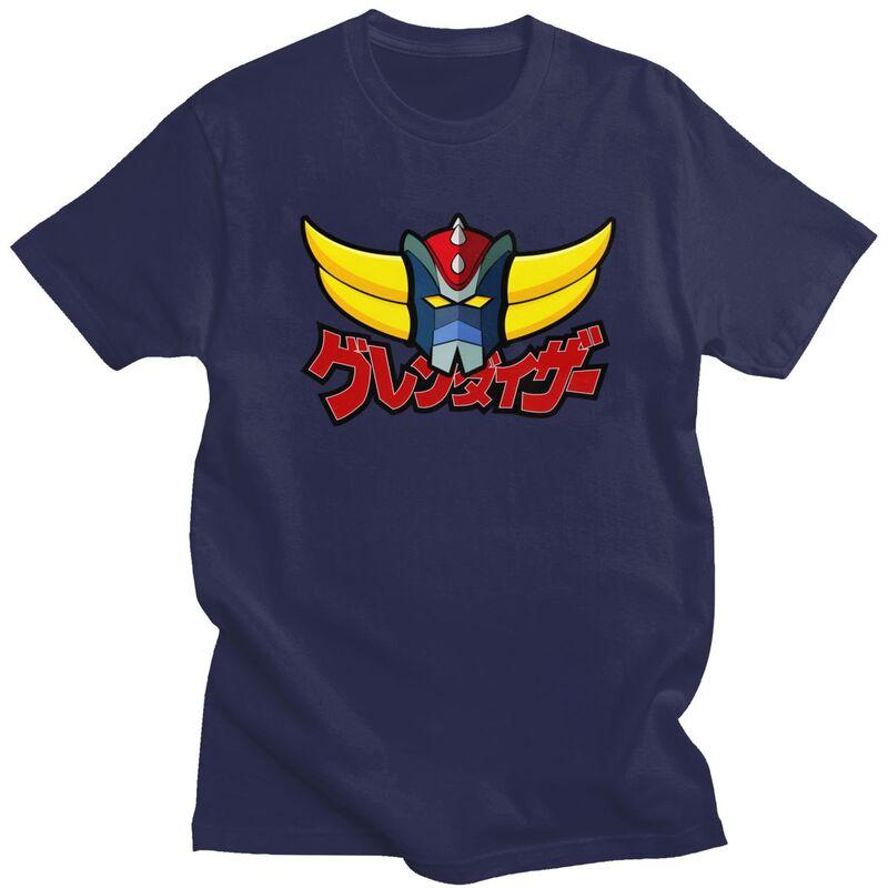 Custom Grendizer Avatar T Shirt for Men 100 Cotton Tshirt Tee Anime Goldorak Goldrake Ufo Robot Tshirt