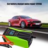 Portable Car Battery Charger 12V Automotive Charger Intelligent LCD Display Automobile Battery Maintainer Pulse Repair Starter