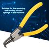 7in Handle Stainless Steel Curved Circlip Snap   Pliers Retaining Mechanical Tool TU-175HB