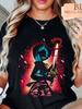 Princess Mulan Portrait Shirt Pattern Unisexs and Womens Tshirt Blade Special Short Sleeved Summer Casual