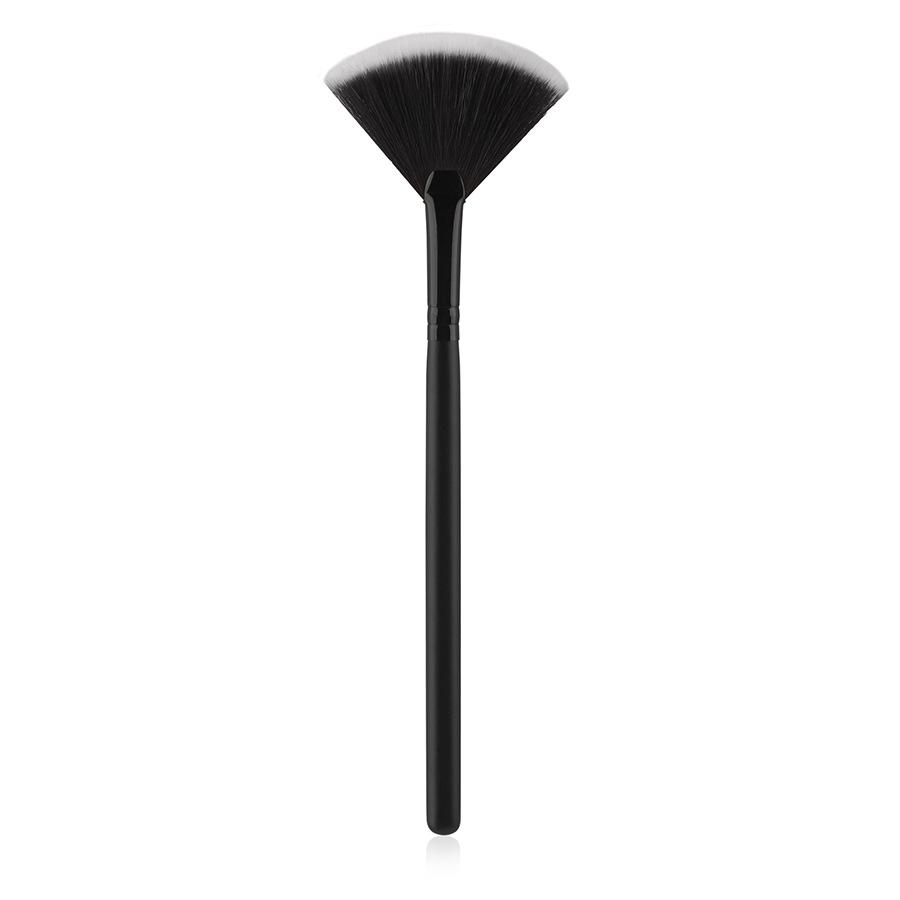 Fan-Shaped Highlight & Blending Brush: Soft Makeup Tool In Stock