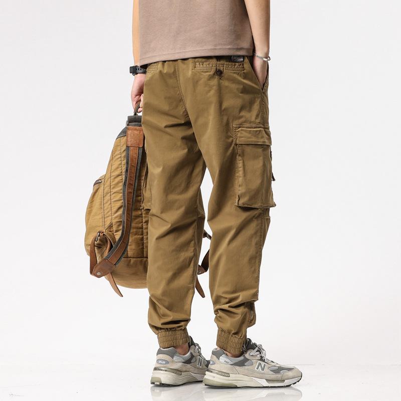 New Men's Functional Loose Casual Pants Versatile Outdoor Trendy Sports Overalls Elastic