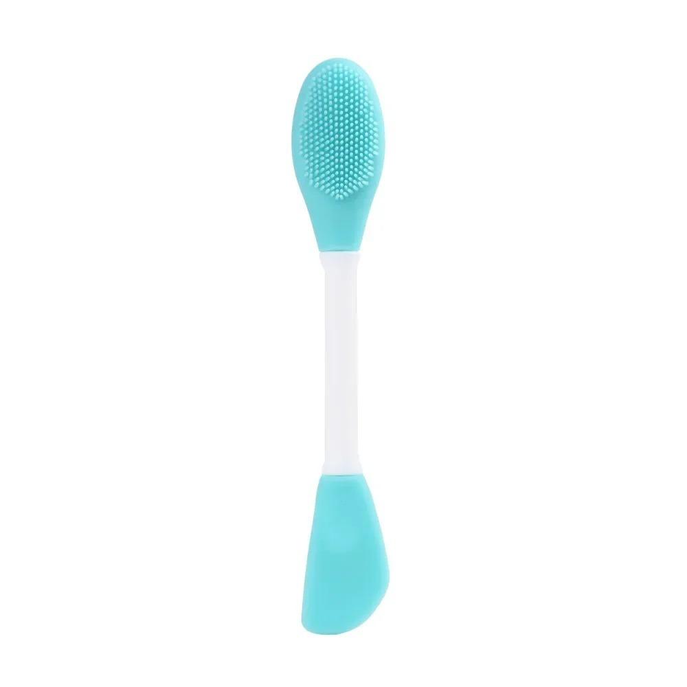 Silicone Facial Clean Brush Double Head Skin Care Tools Beauty Facial Massage Brush