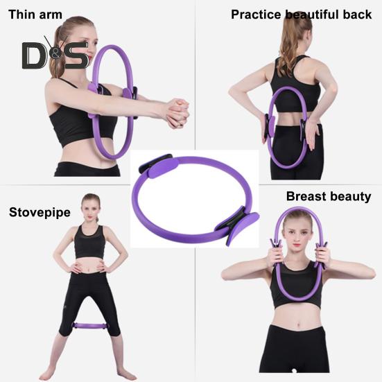11ks/Sada Jóga Fitness Sada s Pilates kruhem Jóga míčem Glute Booty Páskou Osmičkovou odporovou gumou Strečinkovým pásem Domácí posilovací fitness vybavení