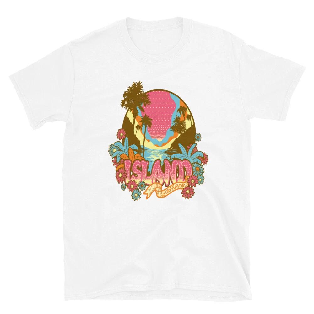 Island Surfing Tropical Surf Vacation Getaway T-Shirt S