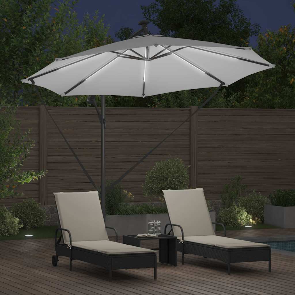Sun Umbrella Sand 294 X 294 X 248 Cm Polyester and Aluminum