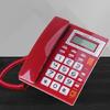 Corded Landline Phone Big Button Household Business Desktop Landline Telephone with LCD Display for Office Front Desk