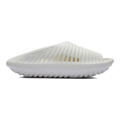 Li Ning Jet Sky Black Slay Quiet Abrasion Resistant Slide Slippers Unisex Cream White AZST011-2