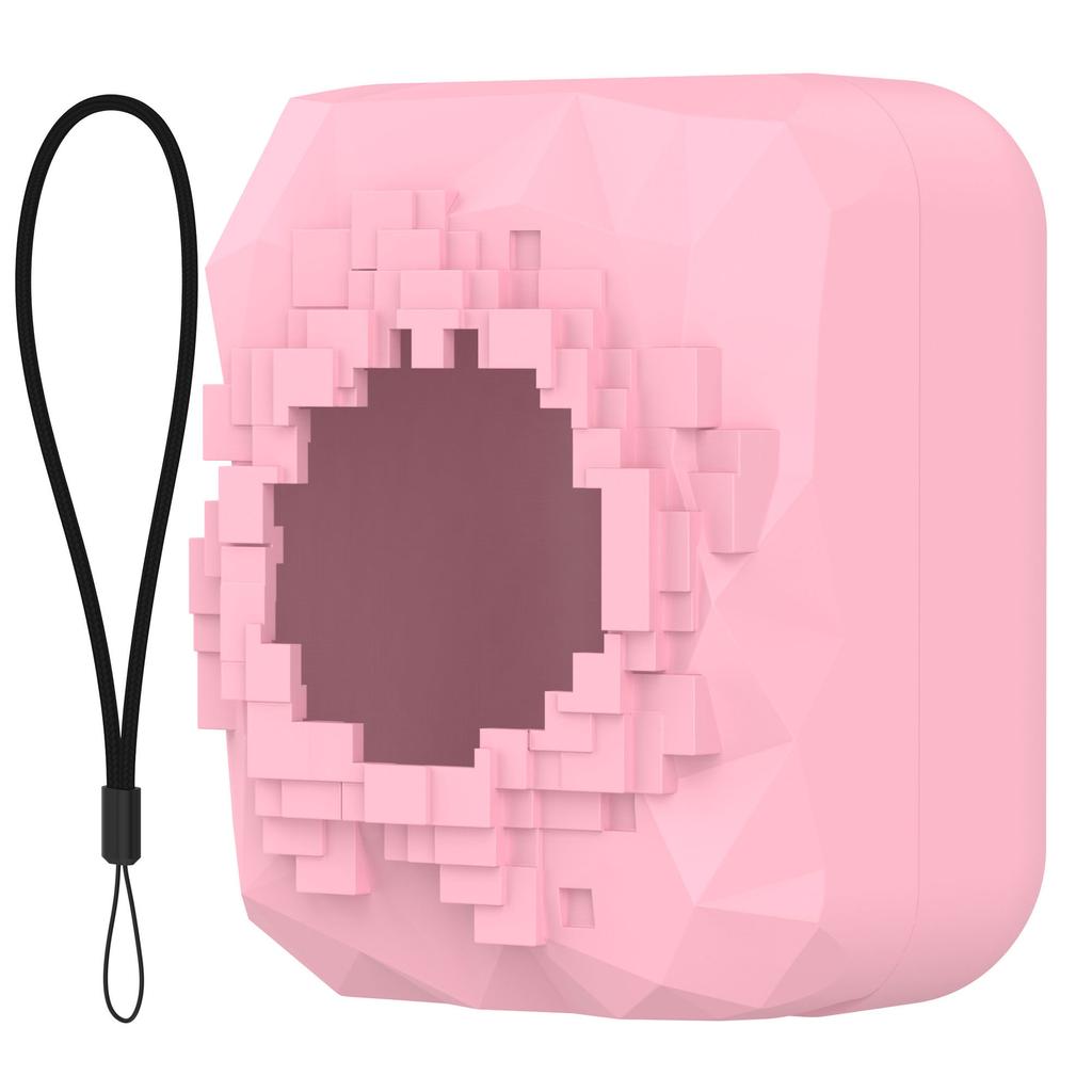 Pro Bitzee Magicals Interaktivní hračka Silikonové ochranné pouzdro Elektronický domácí stroj Pohlcující nárazy Prachový kryt se šňůrkou