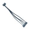 Quality 4Port Satas To 4Pin Splitter Cable Cooling Fan Adapter Cable Compatible for Computer Cooling Fan And Systems