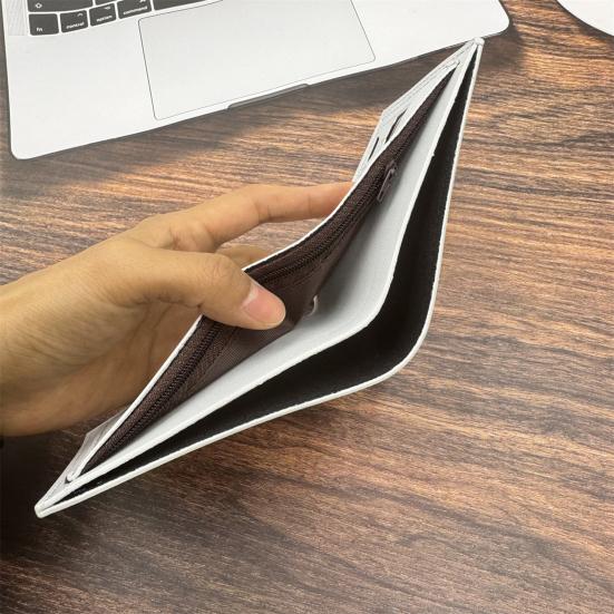 Men US Buck Wallet One Hundred Bill Design Bifold Wallet Credit Card Cash Holder Novelty Pocket Wallet Gift for Dad Boyfriend