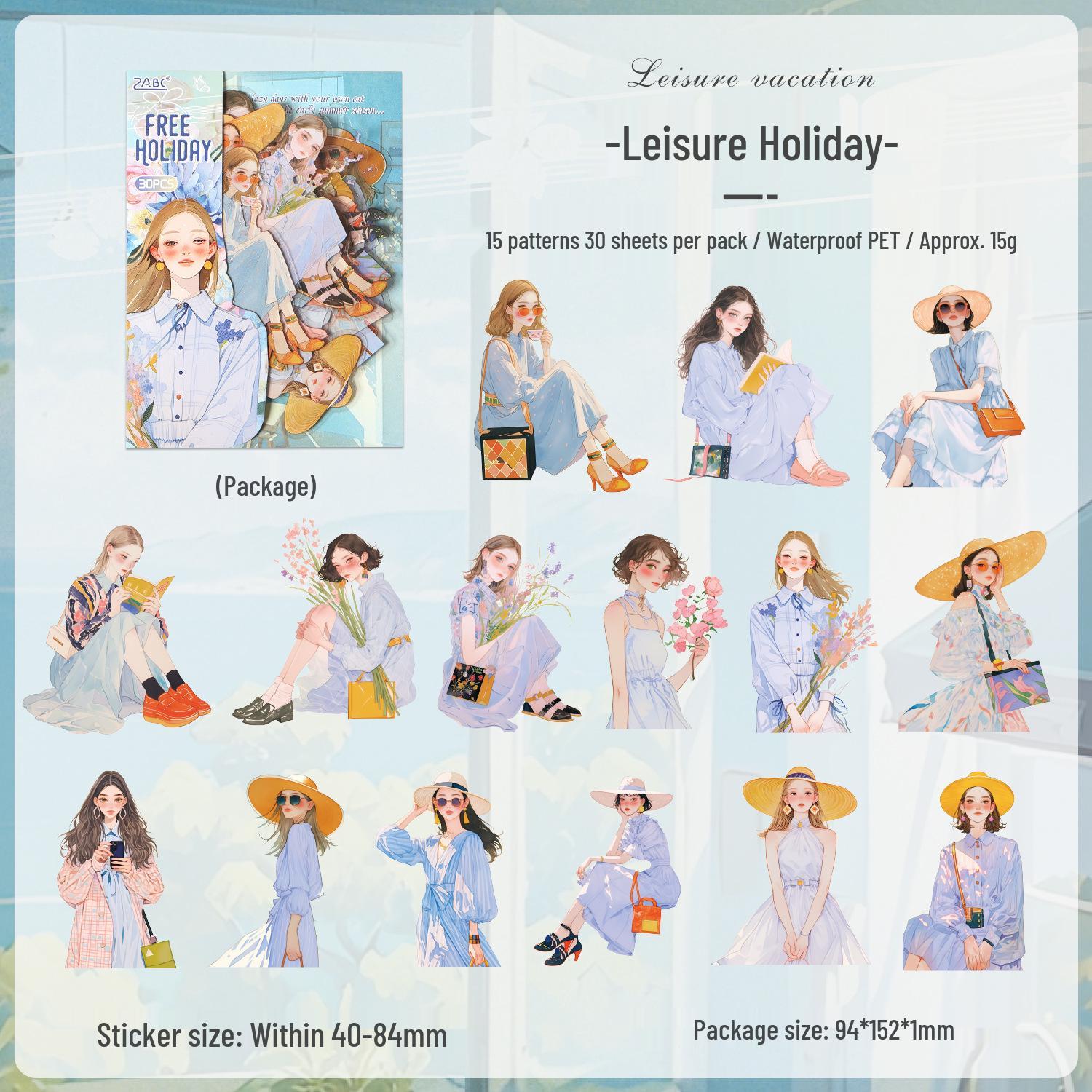 Korean Style Life Snippets Sticker Pack - Ins Style Journal & DIY Decoration Stickers