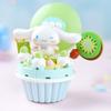 Non-Toxic Sanrio Series Kuromi Hello Kitty Building Blocks Cupcake Assembly Model Bricks Toys Cinnamoroll My Melody Desktop Ornaments