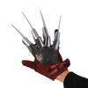 Ghost Claws Gloves Halloween Costume Plastic Claws Fabric Gloves Horror Cosplay Props Scary Accessory