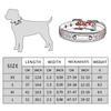Personalized Engraved Puppy Pet Cat Puppy Braided Dog Collar Personalized Leather Collars With Namep