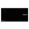 GravaStar Gaming Mouse Extra XL Rubber Black Pad, Large, Size, Material, 400x800x3mm,