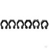 2x 6 Pieces Plastic Billiards Rack Clips for Billiard Cues