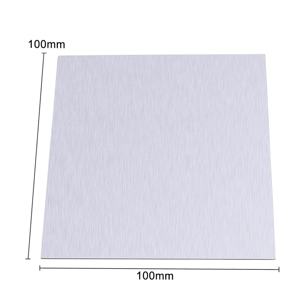 Kell 2pc 100*100*0.5mm High Purity Pure Zinc Zn Sheet Plate Metal Foil For Science