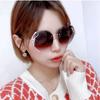 Retro Borderless Diamond Sunglasses for Women's UV Protection and Sunscreen Fashion Gradient Lens Sunglasses
