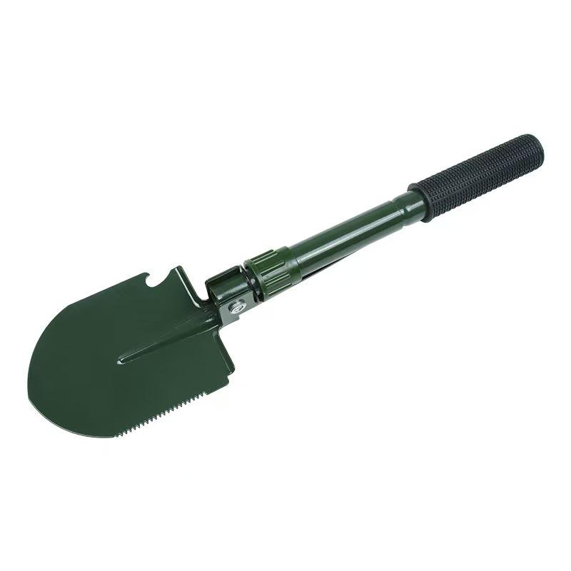Foldable Multi-Functional Gardening and Camping Shovel with Pickaxe Model A