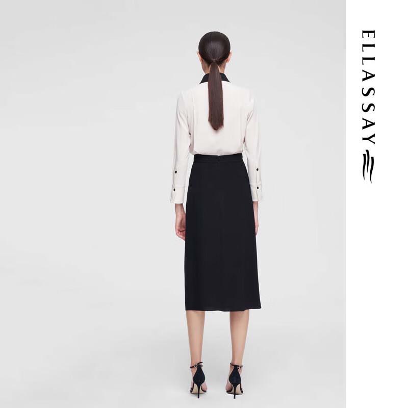 ELLASSAY Women's Elegant Lapel Shirt