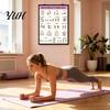 Plano de Treino com Barra 3 Peças Conjunto de Pôsteres para Casa com Halteres Exercícios com Peso Corporal Rotina de Corpo Inteiro Guia de Treinamento de Força para Iniciantes Avançados