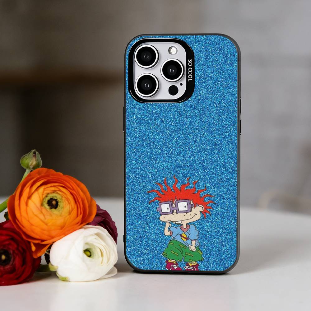 Rugrat C-Chuckie A-Angelica Phone Case For iPhone 17,16,15,14,13,12,11 Plus,Pro Max,XS,Colorful Silver Black Cover iPhone17PRO