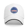 Capo Verde Cabo Verde bandiera bandiera stemma Cappellini Per Unisex Donna Cappellino da Baseball alla Moda Cappellino da Trucker Copricapo da Golf Regolabile