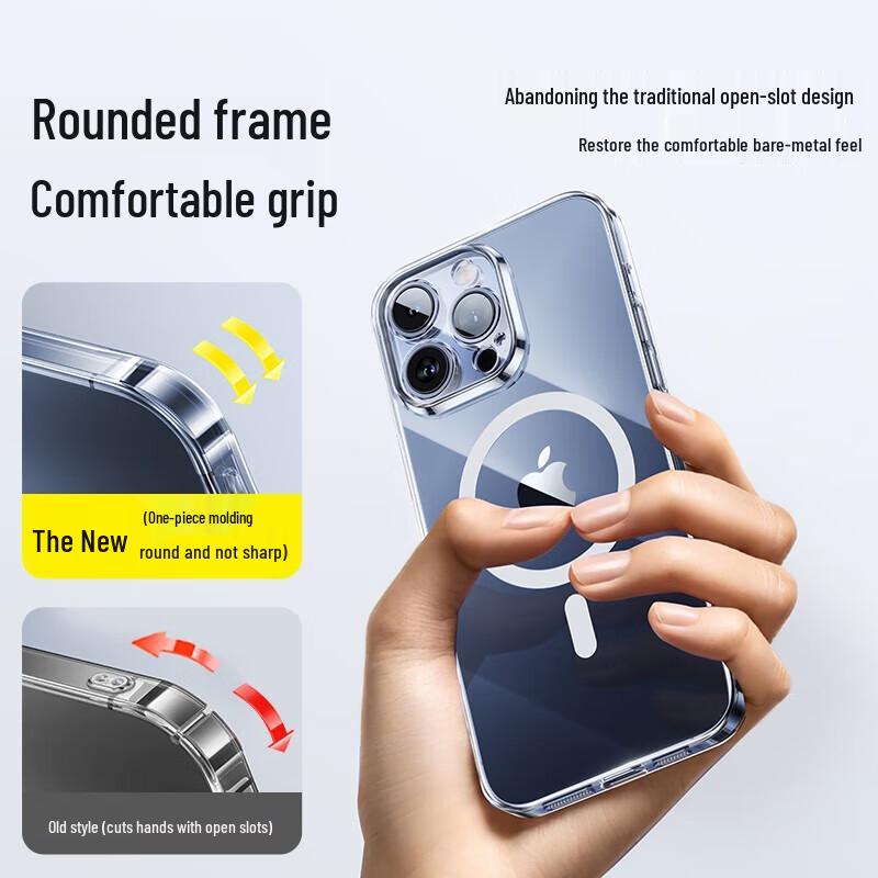 Baseus Ultra-Thin Transparent Magsafe Case for iPhone 15 Pro Max