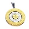 3 Layer Rotatable Necklace 12 Zodiac Manjushri Eight Trigrams Pendant Six Syllable Mantra Amulet Jewelry for Men & Women New