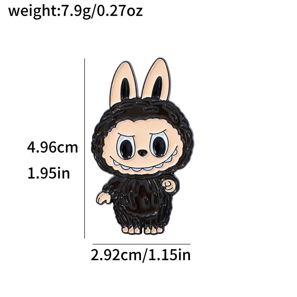 Креативная Личность Лабуб Металлическая Значок Европейский и Американский Фильм и Телевидение Анимация Персонаж Кролик Сплав Брошь